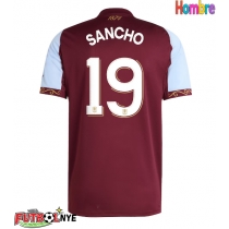 Camiseta Aston Villa Jadon Sancho #19 Primera Equipación 2025-26 manga corta